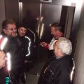 Im Aufzug hecken wir was aus !