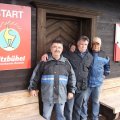Hotte, Dieter Agil und Fred am Starthaus